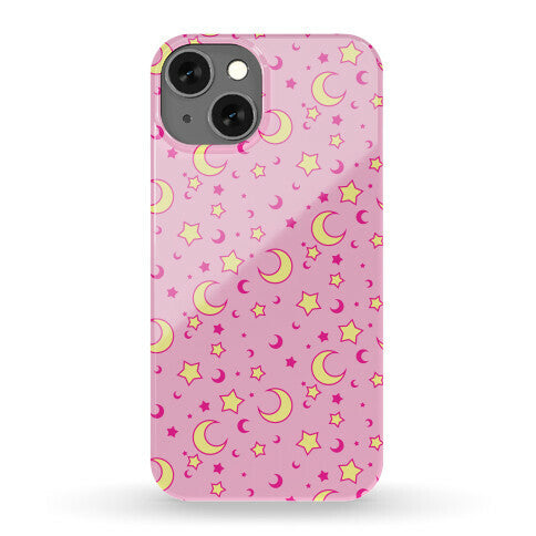 Dreamy Pastel Moon And Stars Phone Case